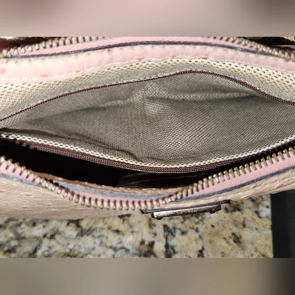 Dooney & Bourke Ostrich Bag (Pink) - Picture 9 of 16